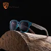 HU-lunettes de soleil polarisées en bois pour hommes et femmes, verres de soleil en bambou pour la conduite, lentille UV400, GR8014 ► Photo 1/6