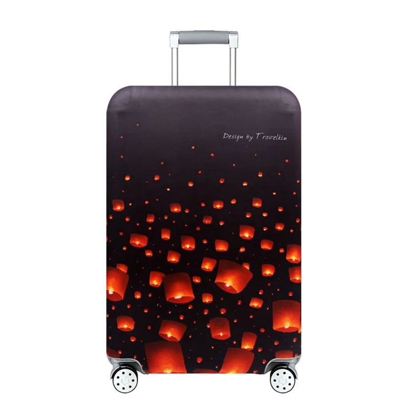 JULY'S SONG World Map Suitcase Protective Cover Travel Accessories Elastic Luggage Dust Cover Apply to 18''-32'' Case Cover