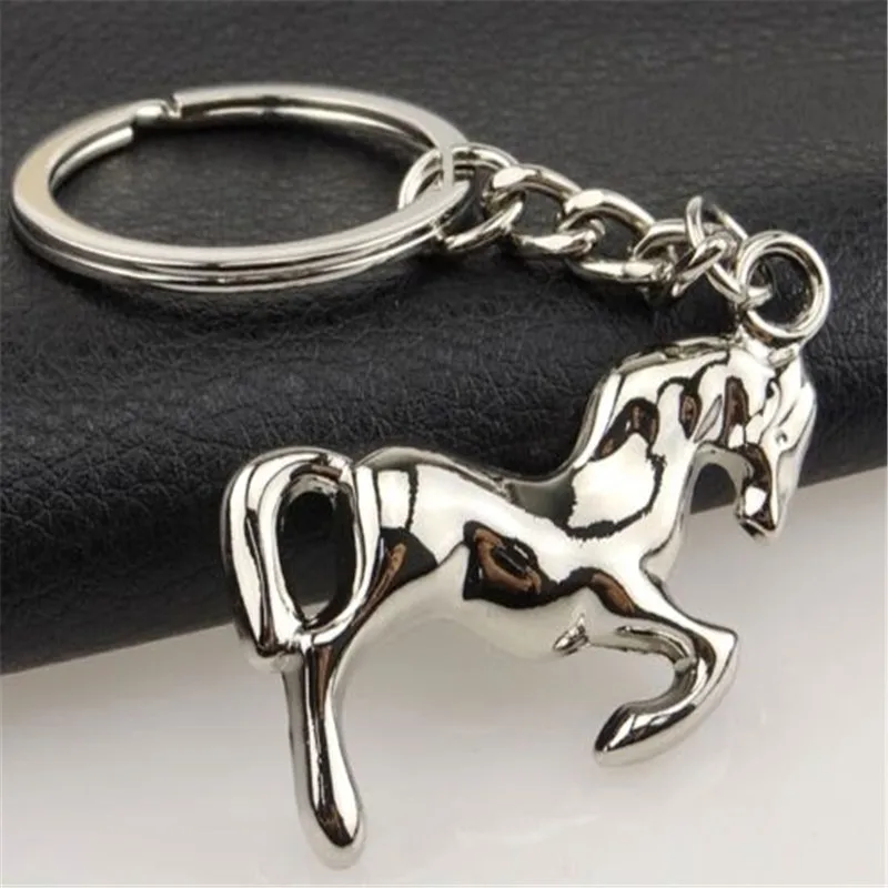 FD4428 new Amazing Galloping Steed Horse Keychain Key Chain Ring