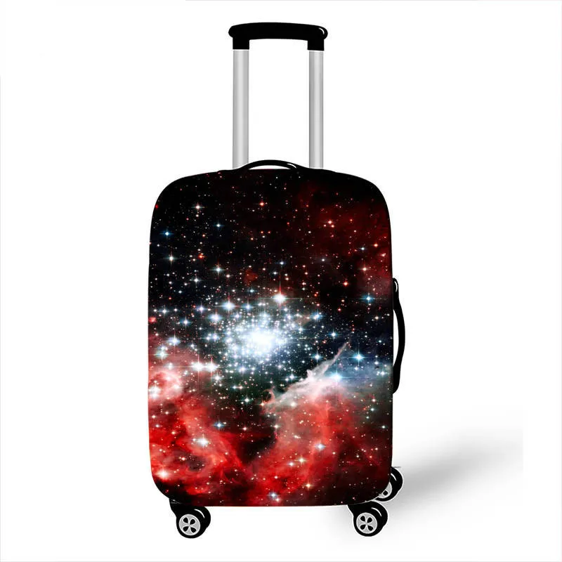 Уплотненный Чехол для багажа с изображением звездного неба, 18-32 дюйма, чехол для костюма, чехол для багажа на колесиках, пылезащитный чехол, аксессуары для путешествий