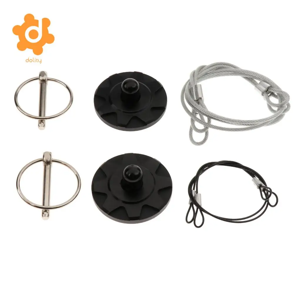 Aluminum Alloy Car Engine Hood Cover Lock Pull Line Bonnet Lid Latch