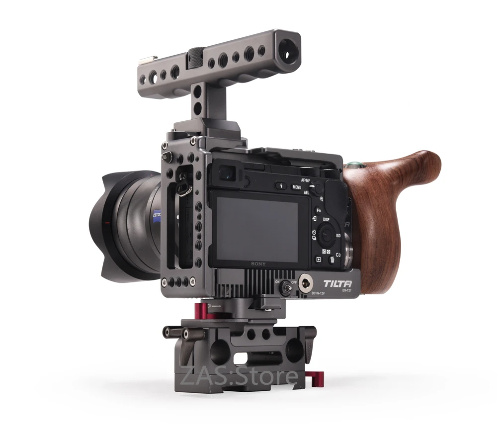 Tilta ES T27A TILTA для sony A6300 A6500 Rig + опорная пластина деревянная ручка SONY серии съёмка