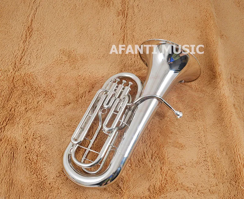 Afanti Music Bb tone / Yellow Brass / Nickel Plated Baritone (BAR-121)