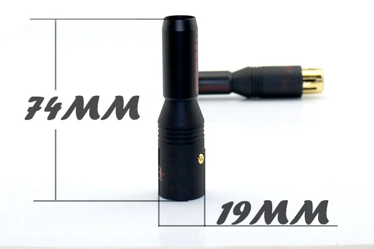 4 шт. ATAUDIO 24 К позолоченный микрофон HIFI XLR штекер Высокое качество Мужской и Женский XLR штекер Адаптер для Diy