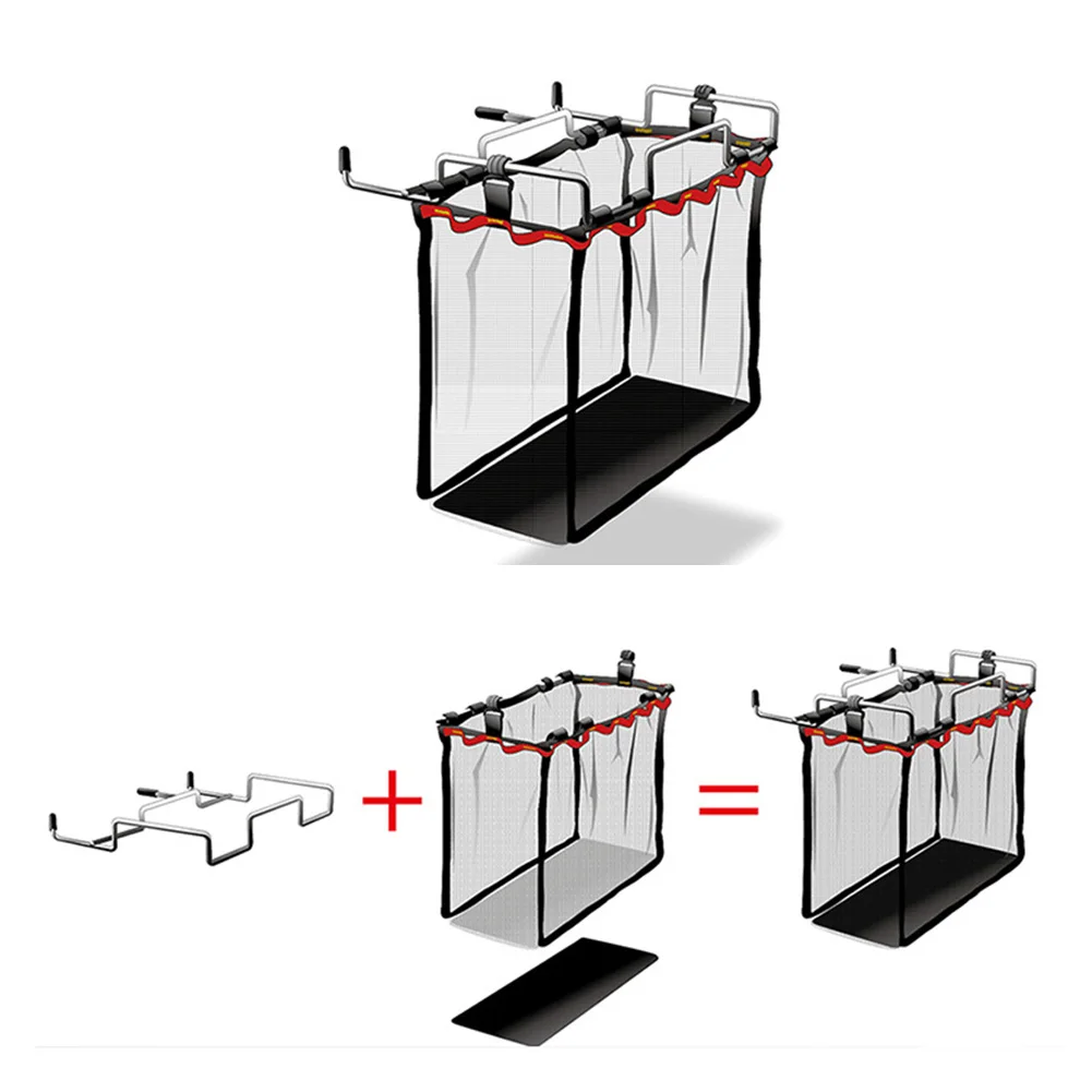Сетка с железной стойкой портативный органайзер для кемпинга/барбекю Сумка для хранения на открытом воздухе для пикника кухонная утварь