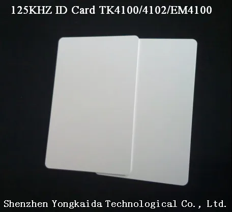 10000 шт./лот 125 кГц RFID пустые RFID карты TK4100 4102 EM4100 ic em RFID карты 125 кГц