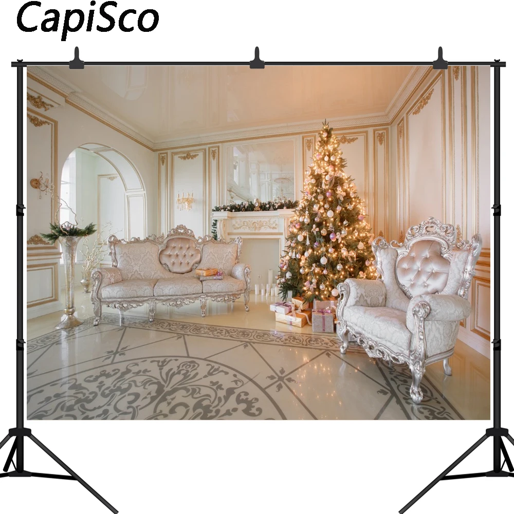 Capisco Рождественская елка кресло Роскошная сцена для детской фотосъемки фон в