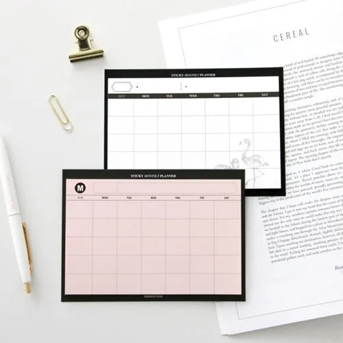 

30Pcs/Pack Weekly Planner Paper Sticky Note Office Scrapbooking Dairy Agenda Stickers Memo Pad Stationery