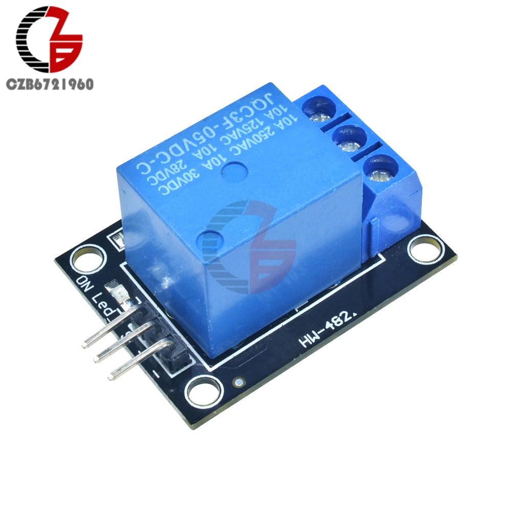 

KY-019 5V 1 Channel Relay Module Board Shield Microcontroller Development Board Module for Arduino PIC AVR DSP ARM DIY KIT