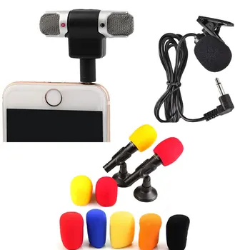 

Hot sale PVC Wired 3.5 mm Stereo Jack Mini Car Microphone External Mic For PC Car DVD GPS Player Radio Audio Microphone