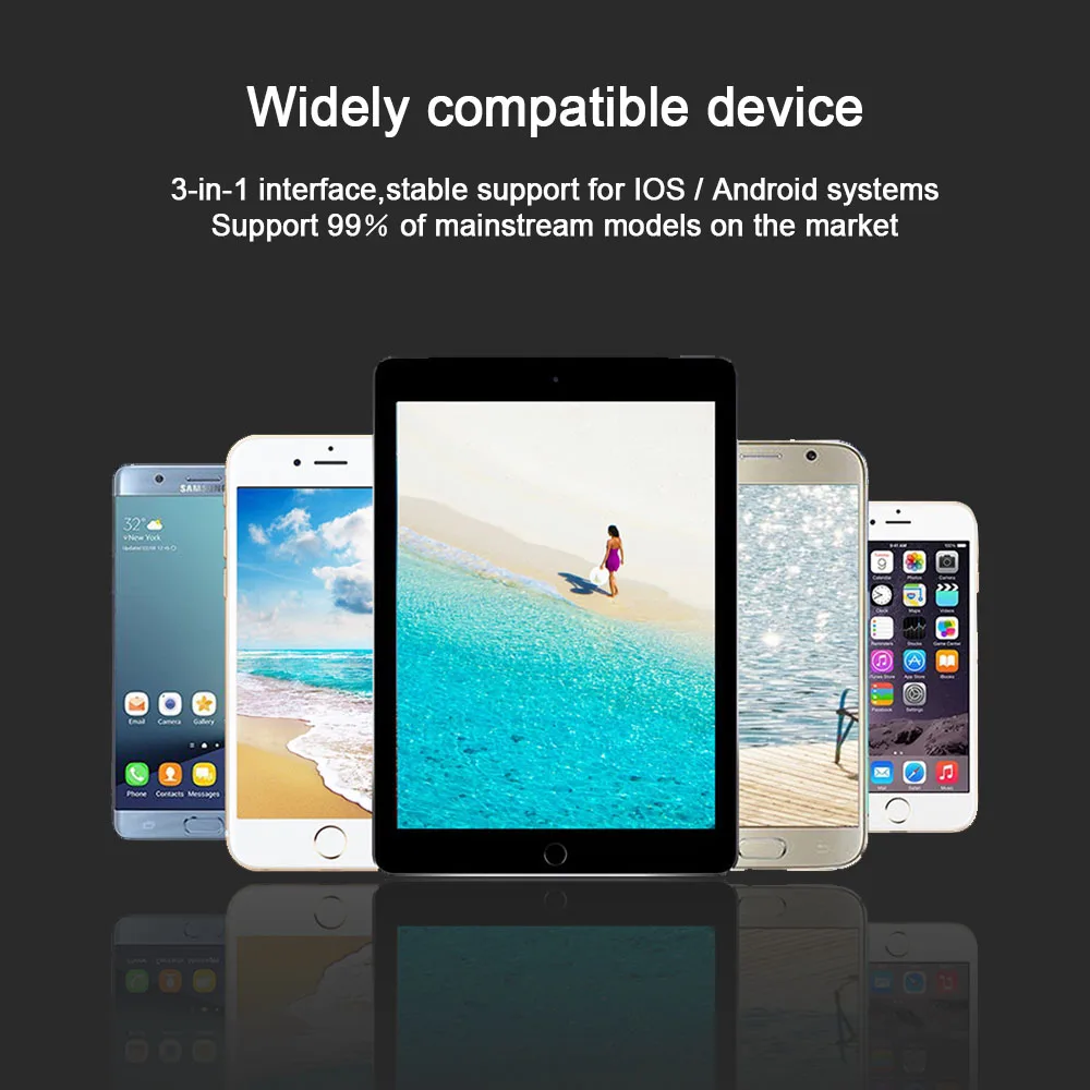 3 в 1 кабель для быстрой зарядки и синхронизации данных IPhone 7 8 6 Plus X Xiaomi TPE Micro USB Type C