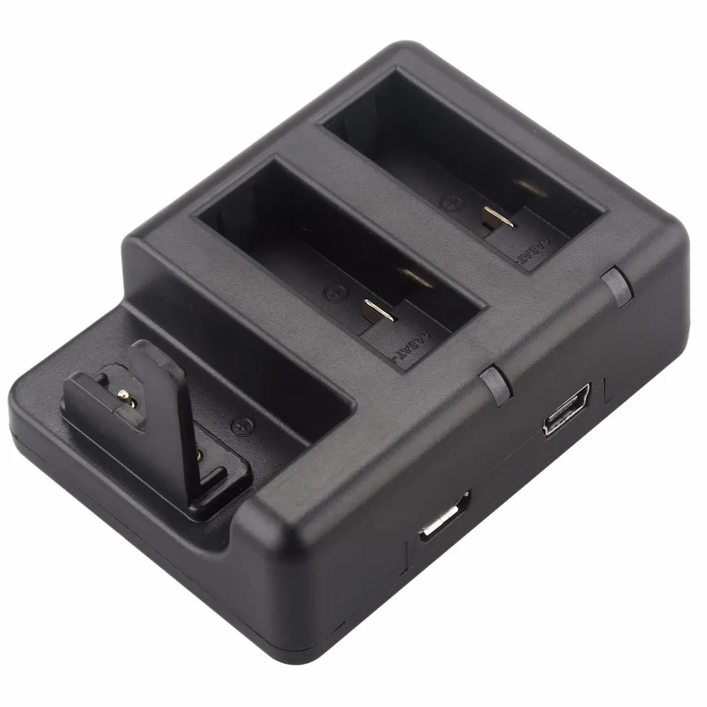 Universal 3 Channel 3 Slots Charger 2 in 1 Go Pro Remote Control Charger And Go Pro HERO5 Black 2PCS AHDBT-501 Batteries Charger (9)