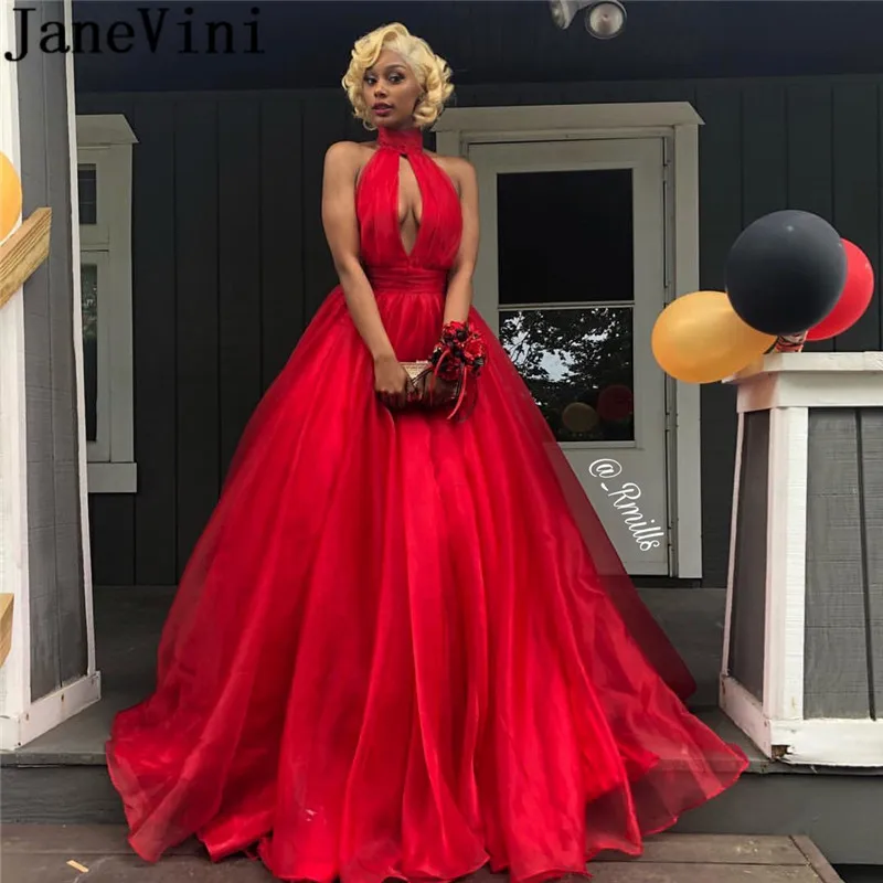 Vestidos-De-Gala-Sexy-Red-Halter-Backless-Prom-Dress-2019-Long-Charming-Royal-Blue-Organza-A (2)