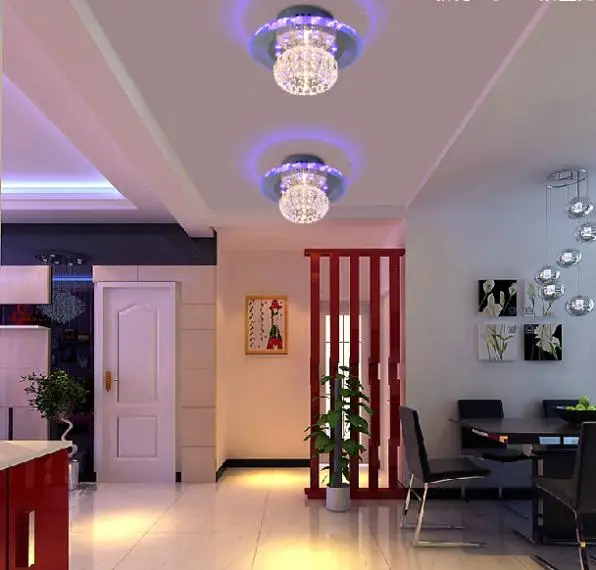 Colorpai 5 W LED Spot licht Kristal Toegangsweg Verlichting Gang ... Colorpai 5 W LED Spot licht Kristal Toegangsweg Verlichting Gang ...