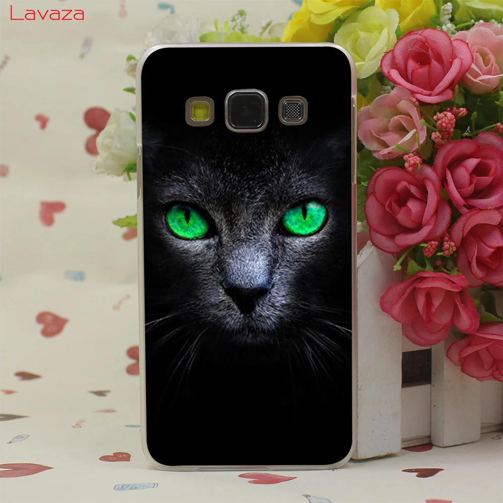 Твердый чехол для телефона Lavaza черный с кошачьими глазами Samsung Galaxy J8 J7 Duo J4 J5 J6 Plus
