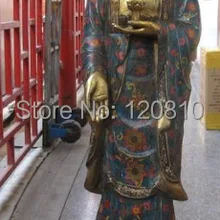 А. а.##+++ H++ F++ 4" Большой Фейн Бронзовый цветок лотоса Шакьямуни Статуя Будды