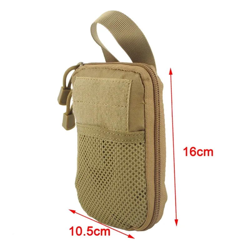 1000D Nylon Tactical Bag Outdoor Molle Military Waist Fanny Pack Mobile Phone Case Key Mini Tools Pouch Airsoft Sport Bag Packs