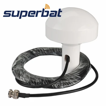 

Superbat GPS Timing Antenna 1575.42+/-2 MHz Marine Aerial BNC Male Plug 5M RG58 Cable Navigation Antenna Signal Booster 3-5V