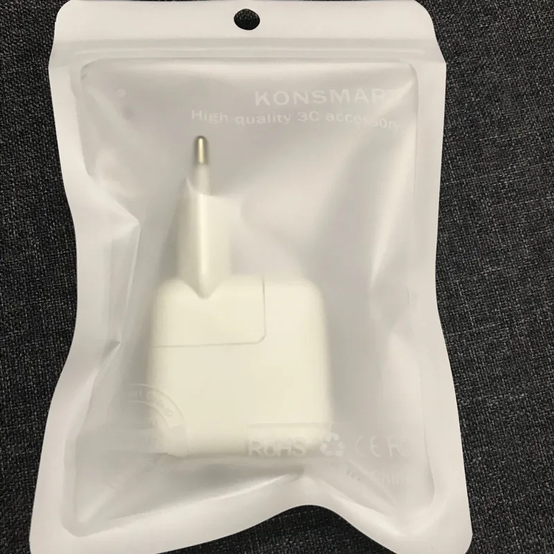 KONSMART 10 Вт USB Мощность Адаптер Евро путешествия Зарядное устройство для iPhone 5S 6 6s 7 Plus iPad mini Air samsung для мобильных телефонов и планшетов 5V 2A