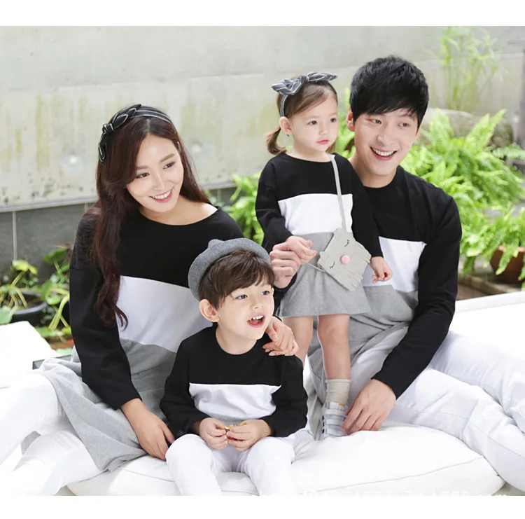 Autumn Family Look Mommy and Kids Clothes Matching Family font b Clothing b font Mother Daughter