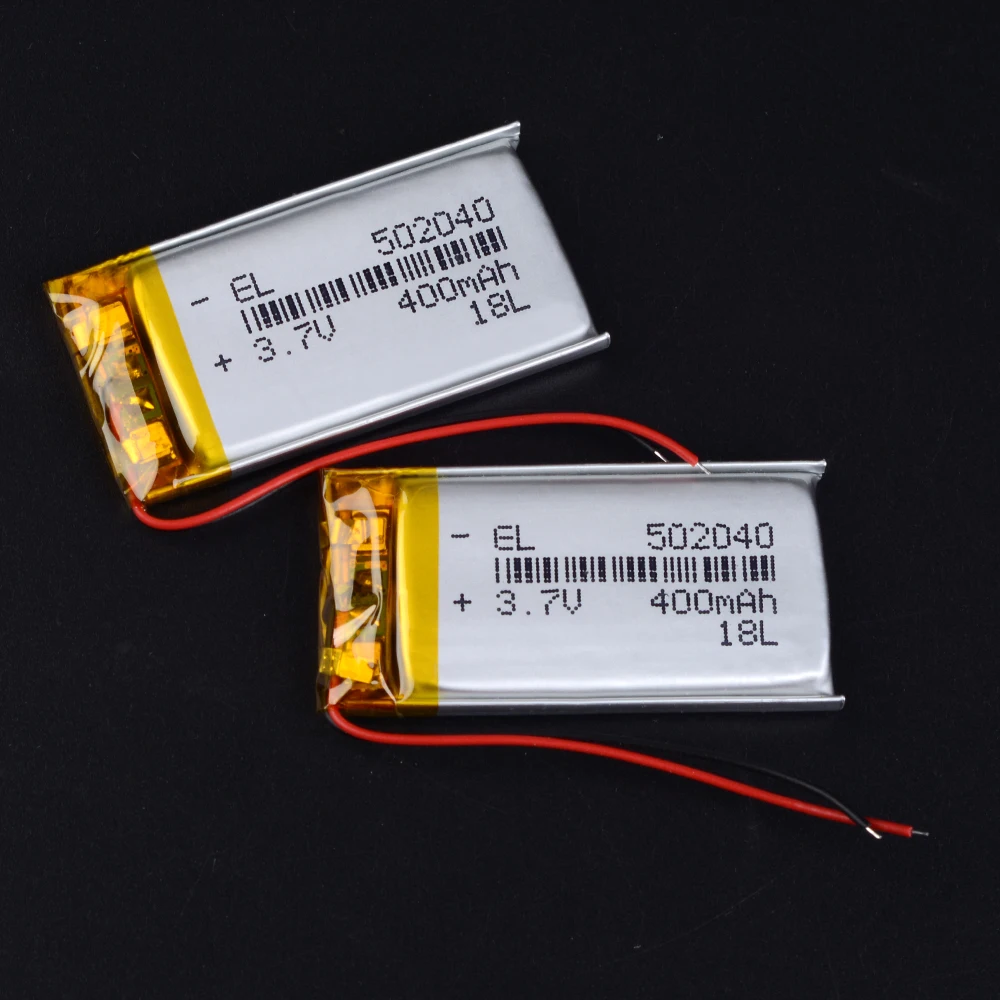 3 7 V 400mAh 502040 литий полимерная LiPo аккумуляторная батарея ионные ячейки для Mp3 Mp4 Mp5 DIY