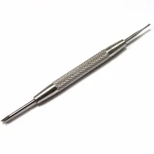 Marque Argent Acier Inoxydable V-tranchant Plat Lame Montre de Courroie De Bande Outil Printemps Bar Pin Kits Remover Réparation Professionnel/WTL002