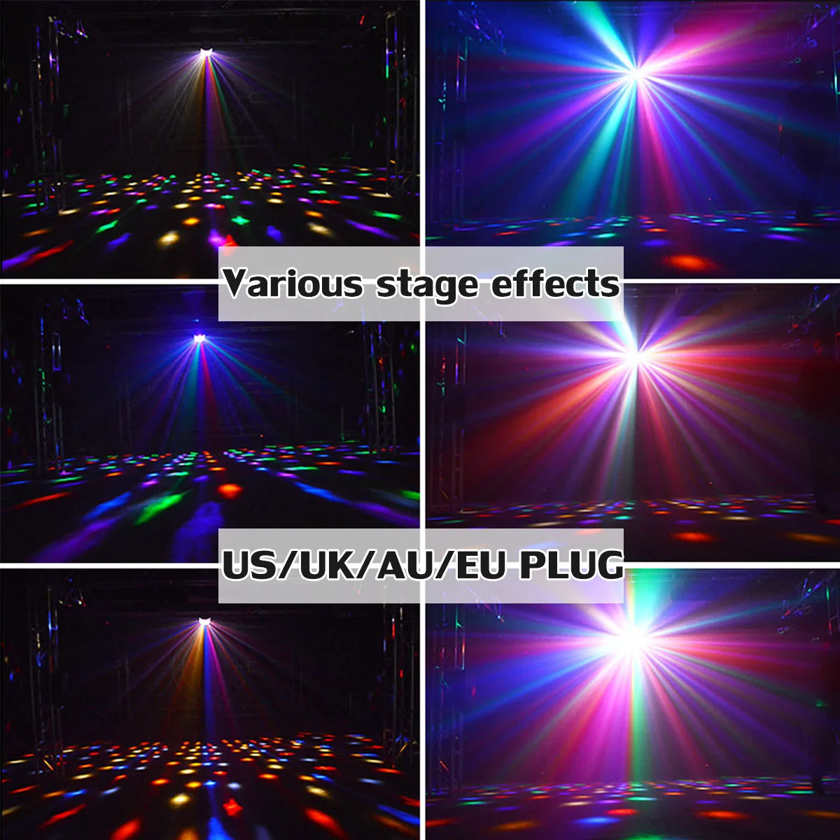 

13W LED Laser Projector Disco Light Remote Sound Controll Light RGB DJ Party Light Music Support USB/SD Wireless bluetooth