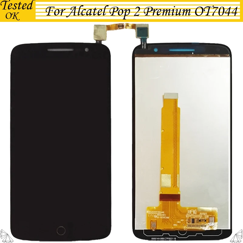 

100% Tested For Alcatel One Touch Pop 2 Premium 7044 OT7044 7044X 7044Y 7044K 7044A LCD Display+Touch Screen Digitizer Assembly