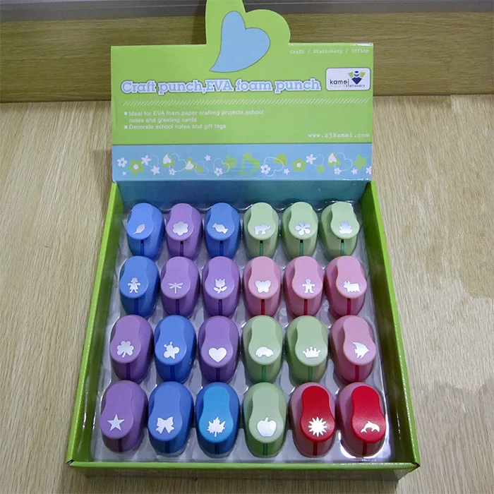 Set paper flower cutter medium shapes craft punch diy puncher paper