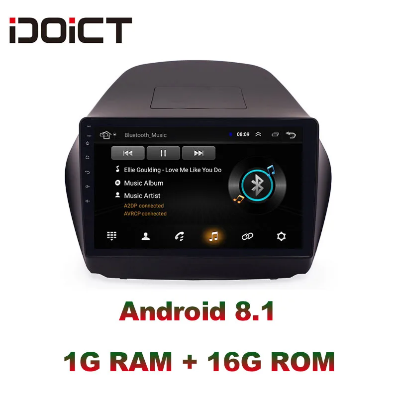 

IDOICT Android 8.1 Car DVD Player GPS Navigation Multimedia For Hyundai ix35 Radio 2013-2017 car stereo car stereo