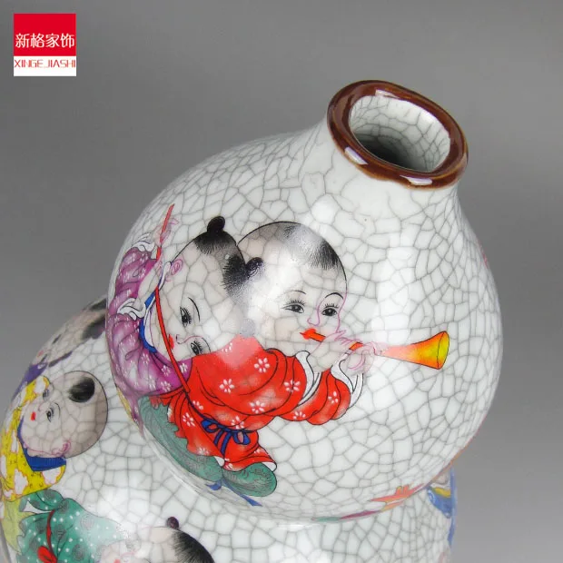 Специальная Jingdezhen античная ваза трещина глазурь украшение династий Мин и Цин Скаут Карта Дизайн