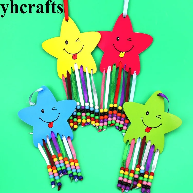 1 шт./лот, DIY бумажная подвеска-звезда, Рождественская елка орнамент, X'mas сумка для вещей, домашнее украшение. детский сад ремесла для взрослых DIY самостоятельно DIY