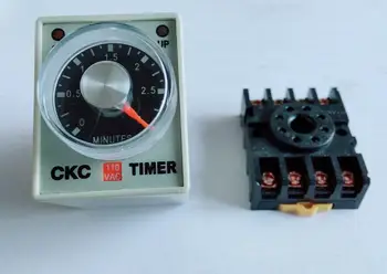 

AH3-3 Time relay AC220V Delay Timer Time Relay 8Pin with base 6S 10S 30S 60S 3M