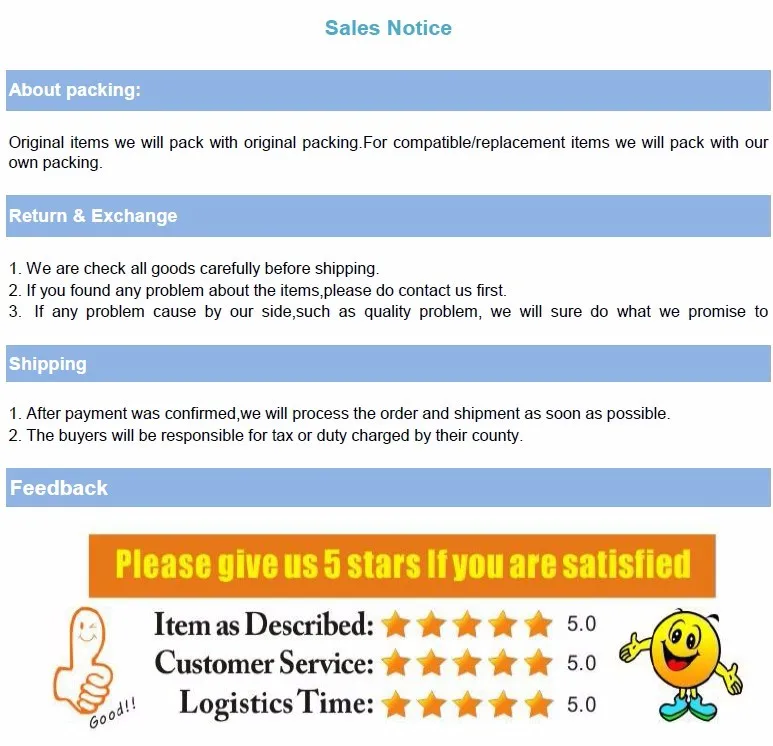 sales notice