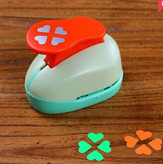 

free shipping 2-2.5CM Four hearts shape EVA foam punch paper punch for greeting card handmade ,Scrapbook Handmade puncher