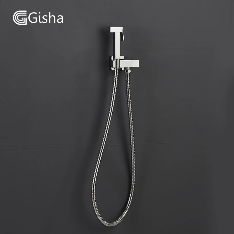 Online Gisha Bidet Armaturen Messing Bad Dusche Wasserhahn Bidet Wc Sprayer Bidet Wc Waschmaschine Mixer Muslimischen Dusche Ducha Higienica G4003