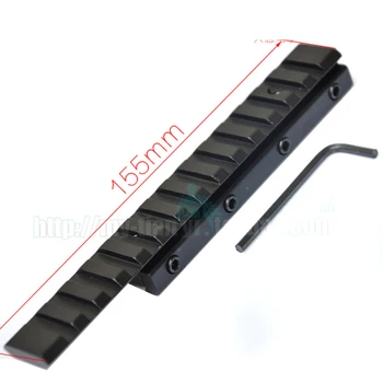 

Extension Sporting Picatinny Weaver Rail Scope bases Screws Hunting 20mm 21mm extend dovetail weaver for torch mount