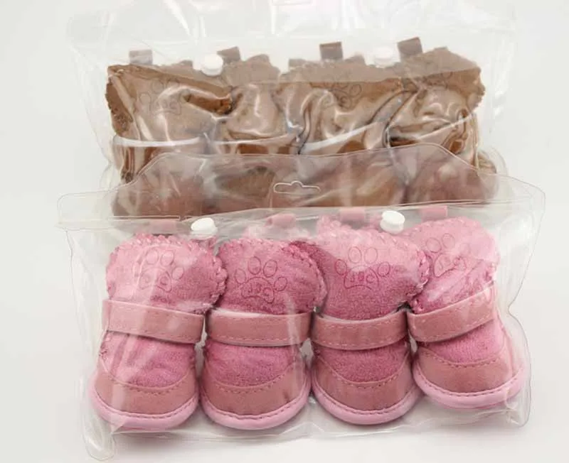 SYDZSW Pet Shoes for Dogs Cats Winter Small Dog Puppy Anti-slip Boots Yorkshire Snow Boots Chihuahua Supplies Out Door Pet Porducts1