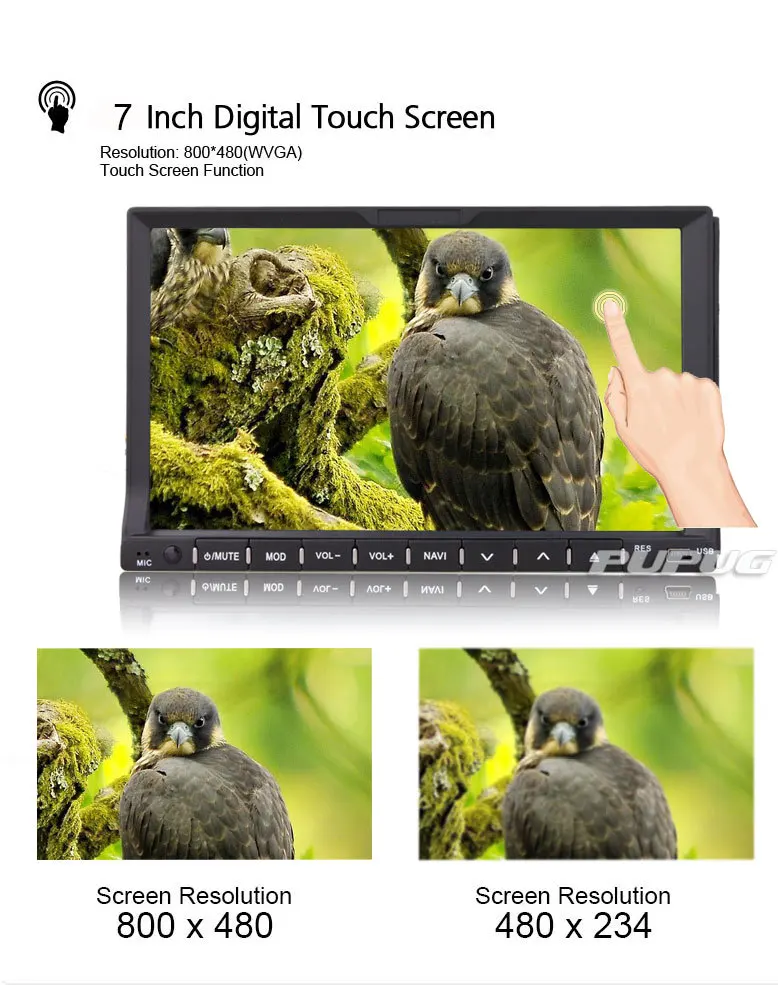 Excellent TV 2 din Car DVD Player GPS Navigation 7 inch Double 2din Car Radio GPS Navigation In Dash Bluetooth Stereo Video 8GB Map+TV 10