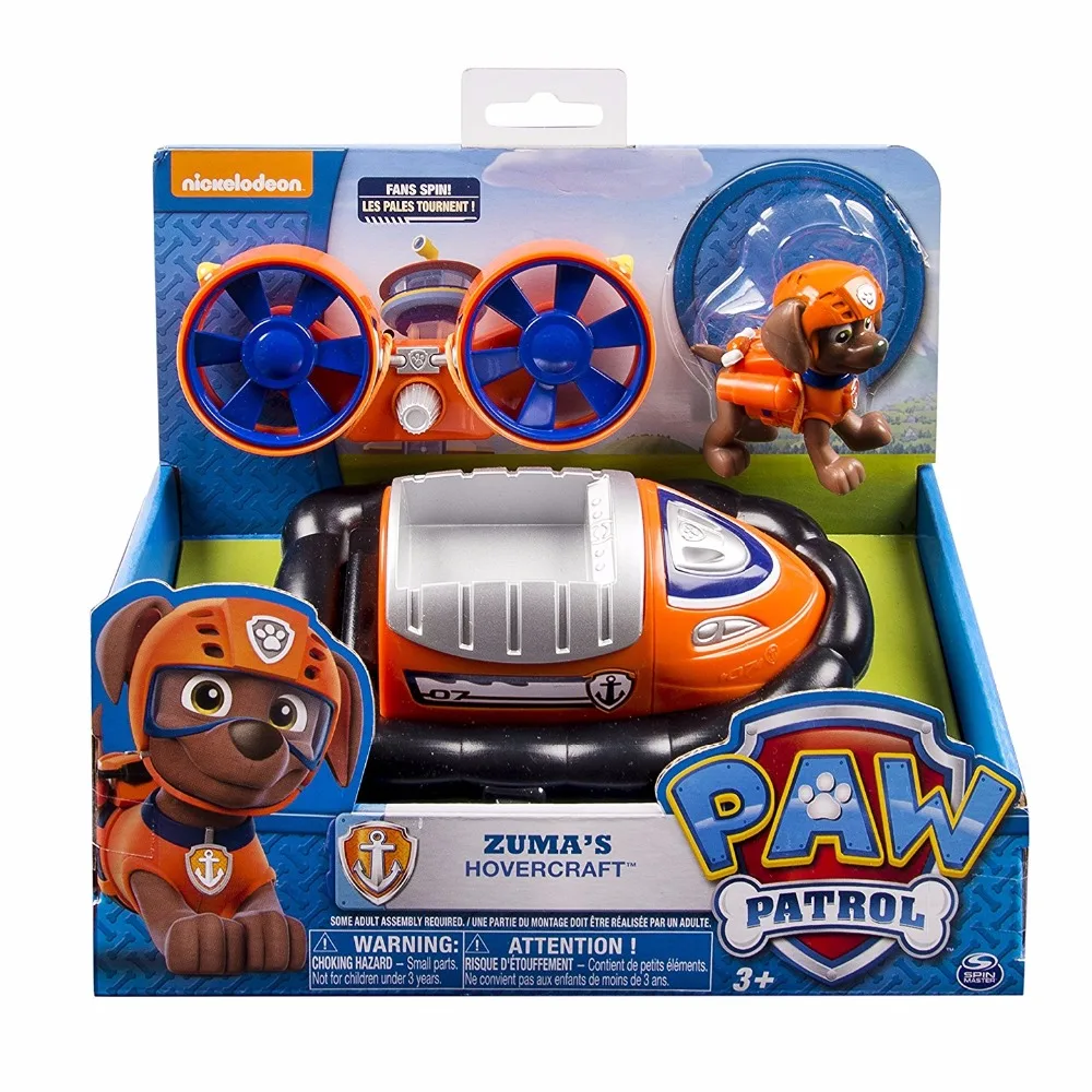  Genuine Paw PATROL CHASE marshall rocky zuma skye everest tracker vehicle car KIDS Toy Figure Doll 