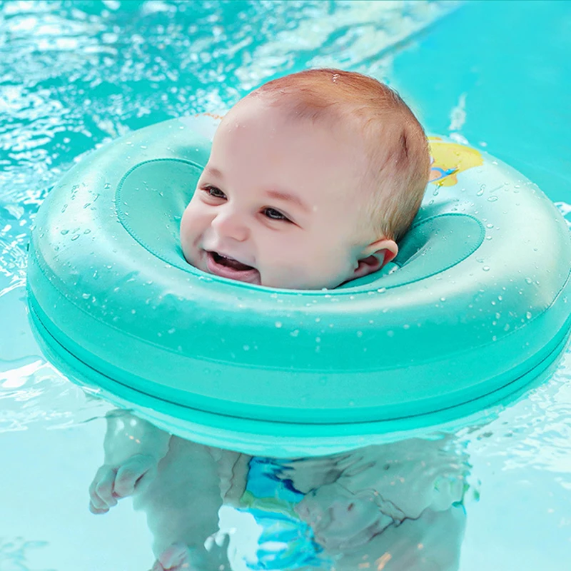 Детское надувное кольцо Piscina однотонное для плавания шеи детей аксессуары | Мать