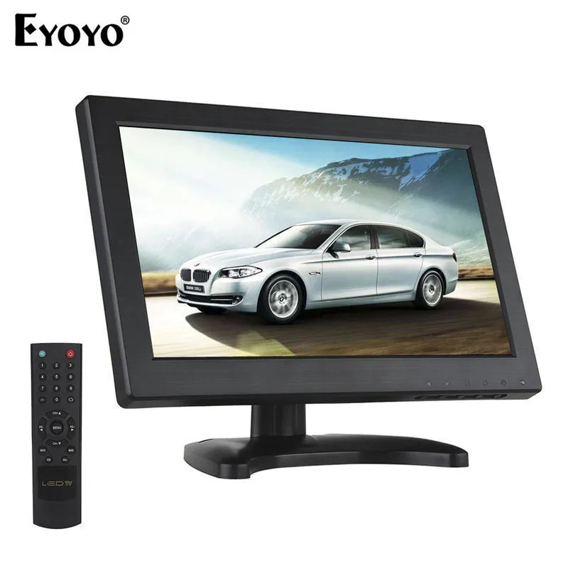 

EYOYOZXD11.6" Monitor 1366x768 LCD Screen Display With PC, AV, HDMI, BNC, TV Output Built-in Loudspeakers For CCTV PC Laptop DVR