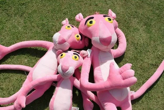 50 см Леопард Розовая пантера мягкие куклы плюшевые игрушки Популярные Мультяшные фигурки высокое качество