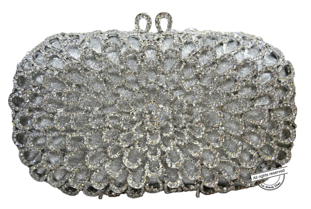 

LaiSC Rhinestones day clutches luxury crystal party clutch bags women wallet prom purse pochette feminina evening bags SC219