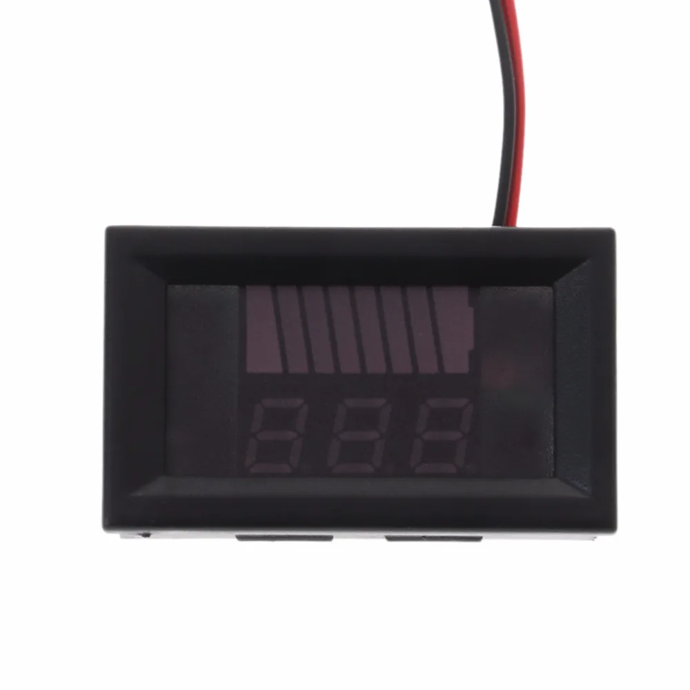 DC 12 V-72 V свинцово-кислотный цифровой Батарея Ёмкость индикатор заряда Тестер Вольтметр инструменты