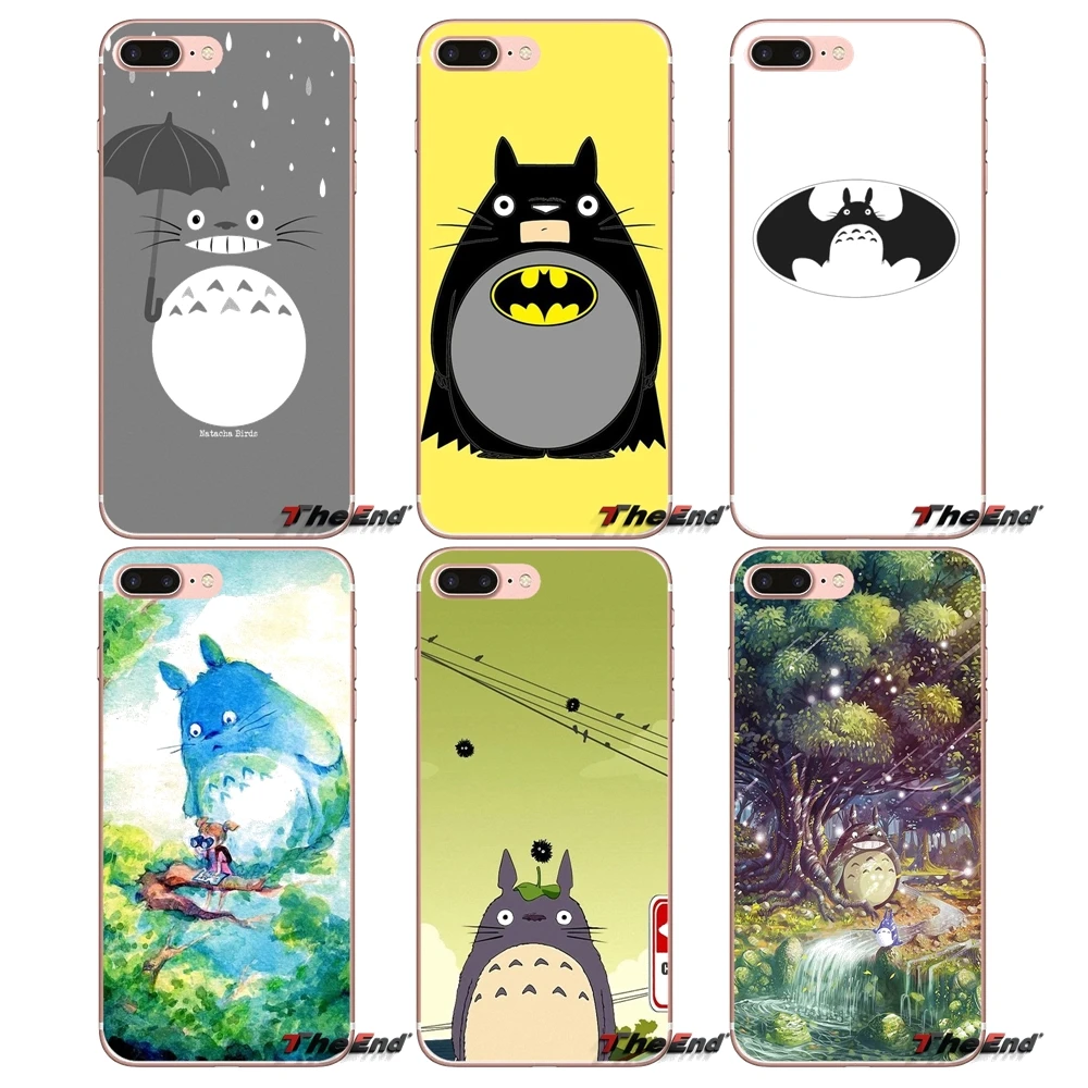 

For Xiaomi Redmi 4 3 3S Pro Mi3 Mi4 Mi4i Mi4C Mi5 Mi5S Mi Max Note 2 3 4 Cartoon Totoro and Bat Silicone TPU Case
