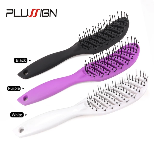 Professional Premium Quality Vented Hair Detangling Brush Detangler For