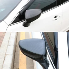 Для Mazda 6 Atenza высокое качество переводная вода печать Дверь Зеркало Крышка отделка ABS углеродное волокно автомобиль Стайлинг Аксессуары 2шт