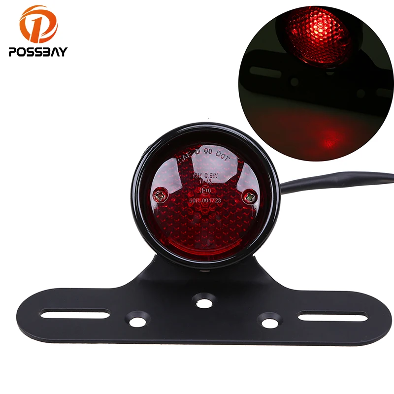 Buy POSSBAY Motorcycle Brake Taillights Motorbike Rear