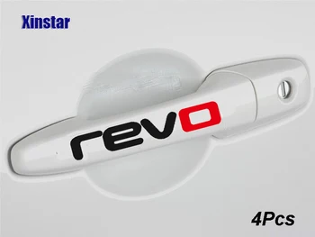 

4pcs Car door handle Sticker for revo volkswagen golf 7 passat B5 B6 B7 Golf MK4 MK6 MK7 CC R20 R32 R36